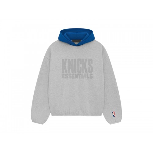 Fear of God Essentials Knicks Hoodie Light Heather