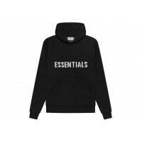 Fear of God Essentials Knit Pullover Hoodie (SS21) Black
