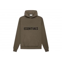 Fear of God Essentials Knit Pullover Hoodie Harvest