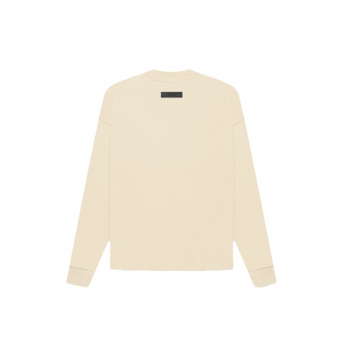 Оригинальный шмот Fear of God Essentials L/S T-shirt Egg Shell