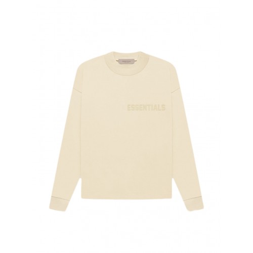 Оригинальный шмот Fear of God Essentials L/S T-shirt Egg Shell