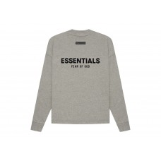 Fear of God Essentials L/S T-shirt (SS22) Dark Oatmeal