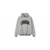 Fear of God Essentials London 90s Hoodie Concrete Heather