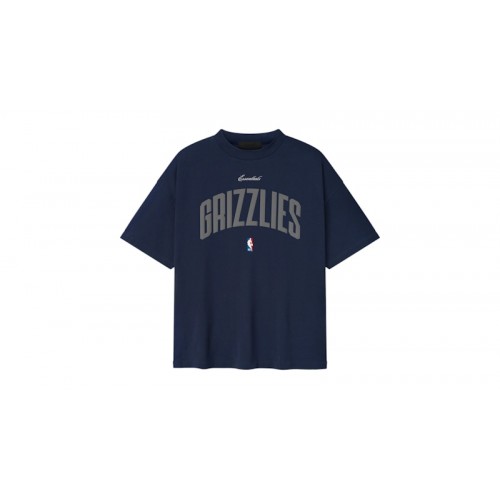 Fear of God Essentials Memphis Grizzlies 90s Fit Tee Midnight Navy