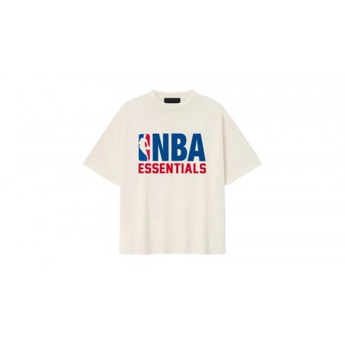 Fear of God Essentials NBA 90s Tee Cream White