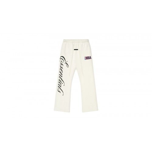 Fear of God Essentials NBA Flare Sweatpant Cream White