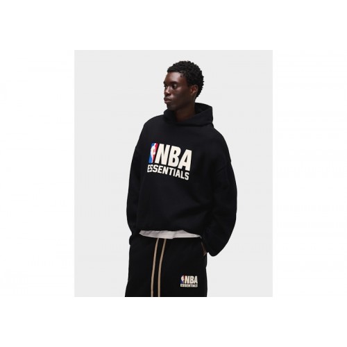 Fear of God Essentials NBA Hoodie Black