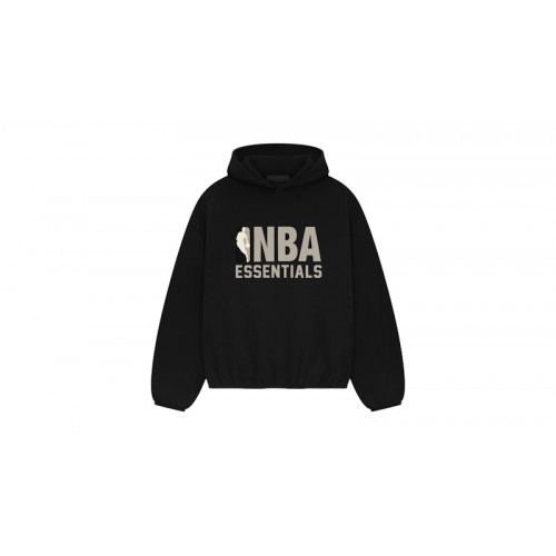 Fear of God Essentials NBA Hoodie (SS25) Black