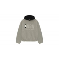Fear of God Essentials NBA Hoodie Warm Heather/Black