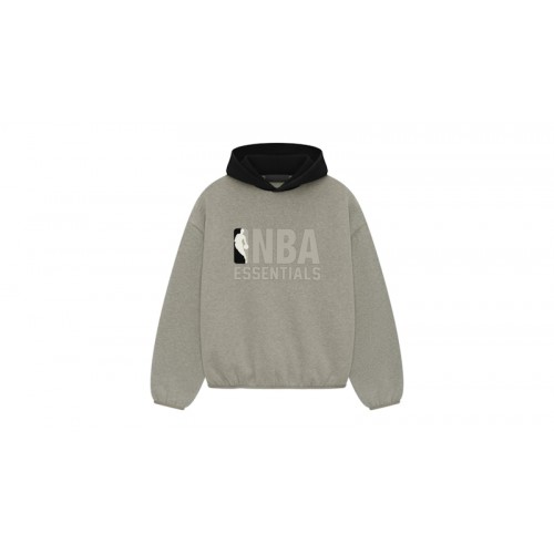 Fear of God Essentials NBA Hoodie Warm Heather/Black