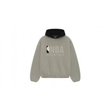 Fear of God Essentials NBA Hoodie Warm Heather/Black