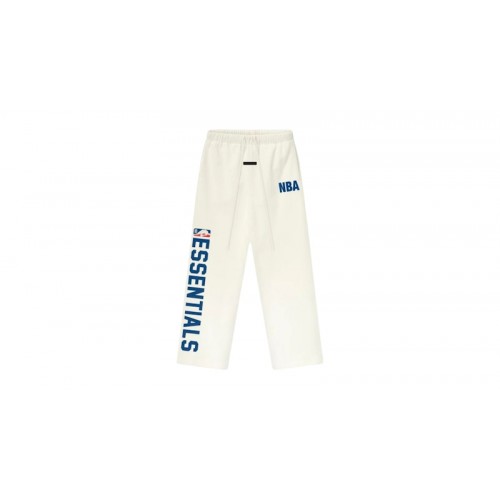 Fear of God Essentials NBA Lounge Sweatpant Cream White