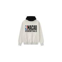 Fear of God Essentials NBA Macao Sport Hoodie Light Heather/Black