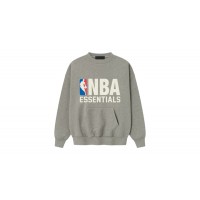 Fear of God Essentials NBA Sport Crewneck Concrete Heather