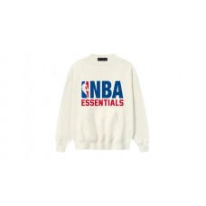 Fear of God Essentials NBA Sport Crewneck Cream White