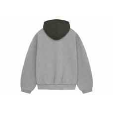 Fear of God Essentials Nylon Fleece Hoodie Dark Heather Oatmeal/Ink