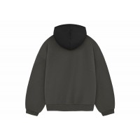 Fear of God Essentials Nylon Fleece Hoodie Ink/Jet Black