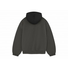 Fear of God Essentials Nylon Fleece Hoodie Ink/Jet Black