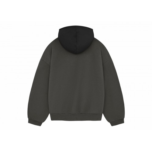 Оригинальный шмот Fear of God Essentials Nylon Fleece Hoodie Ink/Jet Black