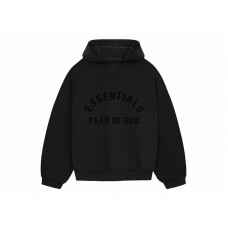Fear of God Essentials Nylon Fleece Hoodie Jet Black/Jet Black