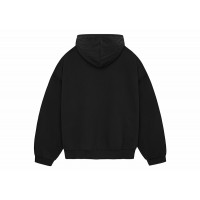 Fear of God Essentials Nylon Fleece Hoodie Jet Black/Jet Black