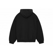 Fear of God Essentials Nylon Fleece Hoodie Jet Black/Jet Black