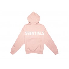 Fear of God Essentials Pink 3M Logo Pullover Hoodie Blush