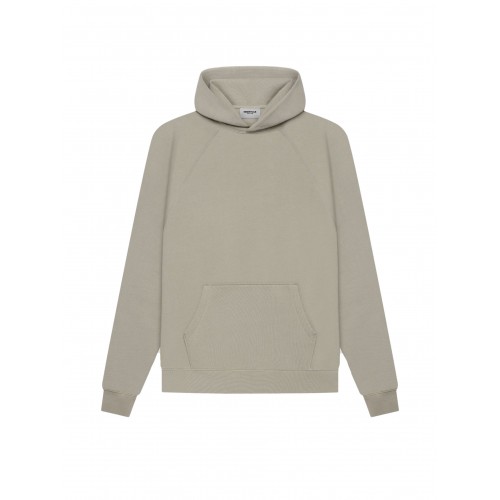 Оригинальный шмот Fear of God Essentials Pull-Over Hoodie (SS21) Moss/Goat