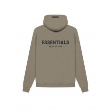 Fear of God Essentials Pull-Over Hoodie (SS21) Taupe