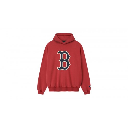 Fear of God Essentials Red Sox Sport Hoodie Red