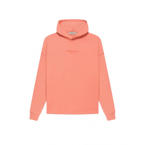 Оригинальный шмот Fear of God Essentials Relaxed Hoodie Coral