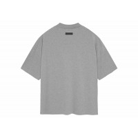 Fear of God Essentials S/S Tee Dark Heather Oatmeal