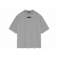 Fear of God Essentials S/S Tee Dark Heather Oatmeal