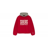 Fear of God Essentials Sixers Hoodie Red