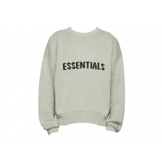 Fear of God Essentials SSENSE Exclusive Pullover Sweater Concrete