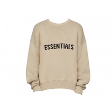 Fear of God Essentials SSENSE Exclusive Pullover Sweater Linen