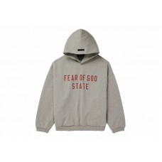Fear of God Essentials State Hoodie Dark Heather Grey
