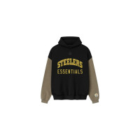 Fear of God Essentials Steelers Sport Hoodie Black/Homestead Heather