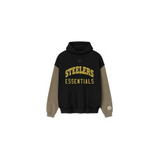Fear of God Essentials Steelers Sport Hoodie Black/Homestead Heather