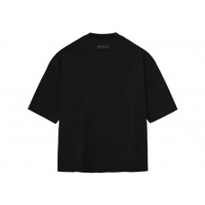 Fear of God Essentials Small Logo Tee Jet Black