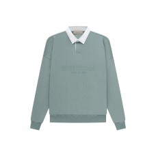 Fear of God Essentials Waffle Henley Rugby Sycamore