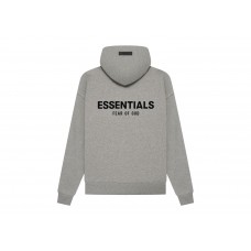 Fear of God Essentials Womens Hoodie (SS22) Dark Oatmeal