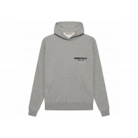 Fear of God Essentials Womens Hoodie (SS22) Dark Oatmeal