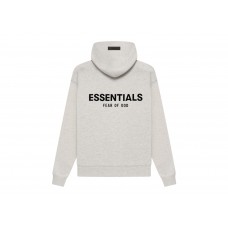 Fear of God Essentials Womens Hoodie (SS22) Light Oatmeal