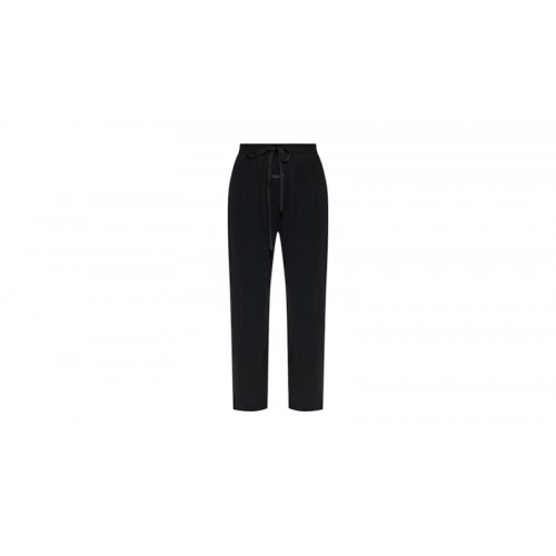 Fear of God Essentials Womens Waffle Fitted Sweatpant Black (SS25)