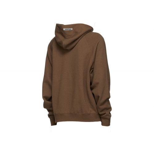 Оригинальный шмот Fear of God Essentials x SSENSE Pullover Hoodie Applique Logo Rain Drum