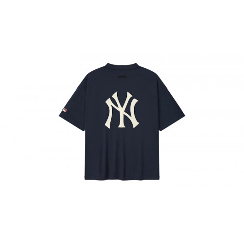 Fear of God Essentials Yankees 90s Tee Dark Sapphire