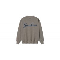 Fear of God Essentials Yankees Sport Crewneck Homestead Heather