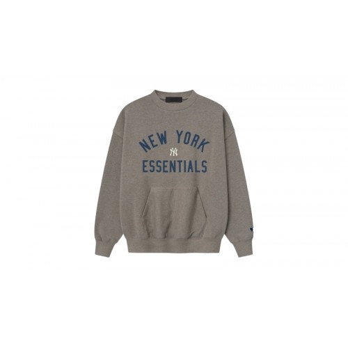 Fear of God Essentials Yankees Sport Crewneck Homestead Heather