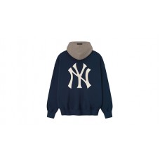 Fear of God Essentials Yankees Sport Hoodie Midnight Navy/Homstead Heather